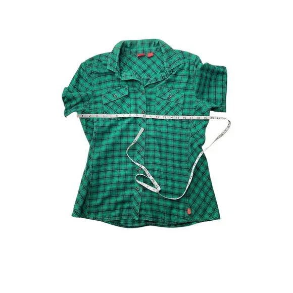 Eastern Mountian Sports Flannel Green Winter Grunge Utility Outdoors L - Picture 5 of 7